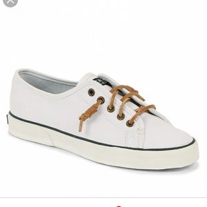 Sperry Top-sider Canvas Slip on Sneakers - White